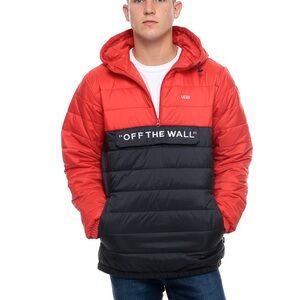 FINAL CALL Vans Carlon Anorak Winter Jacket XL quarter zip pull over puffer